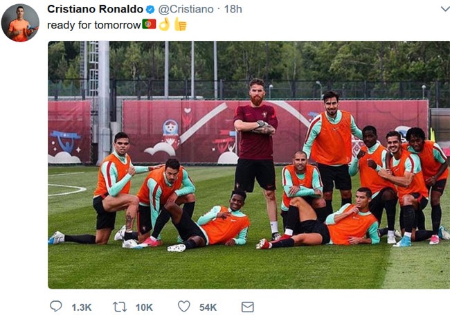 Ronaldo quyet giup Bo Dao Nha vao chung ket anh 1