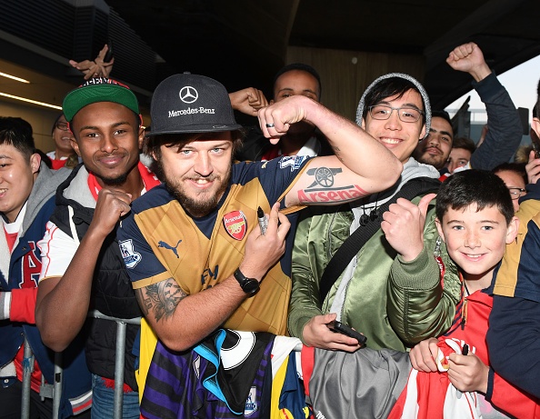 Arsenal được chào đón nồng nhiệt ảnh 3 Arsenal duoc chao don nong nhiet anh 3