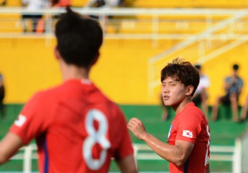 U22 Han Quoc - doi thu kho choi nhat cua U22 VN hinh anh