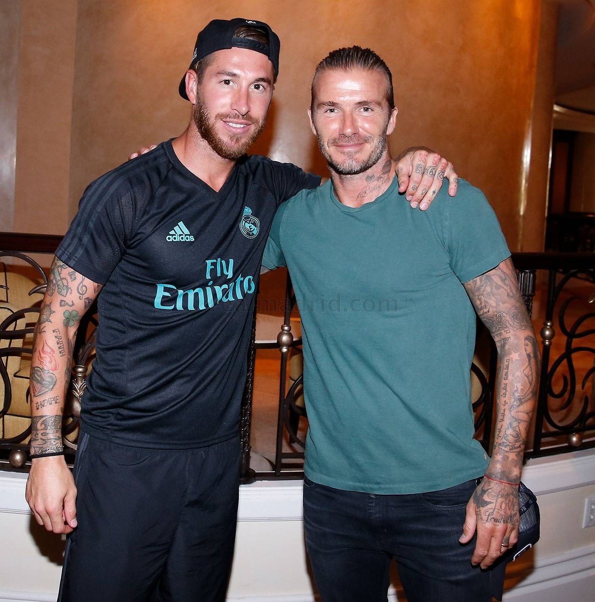 Beckham hội ngộ với Zidane và Raul ảnh 7 Beckham hoi ngo voi Zidane va Raul anh 7