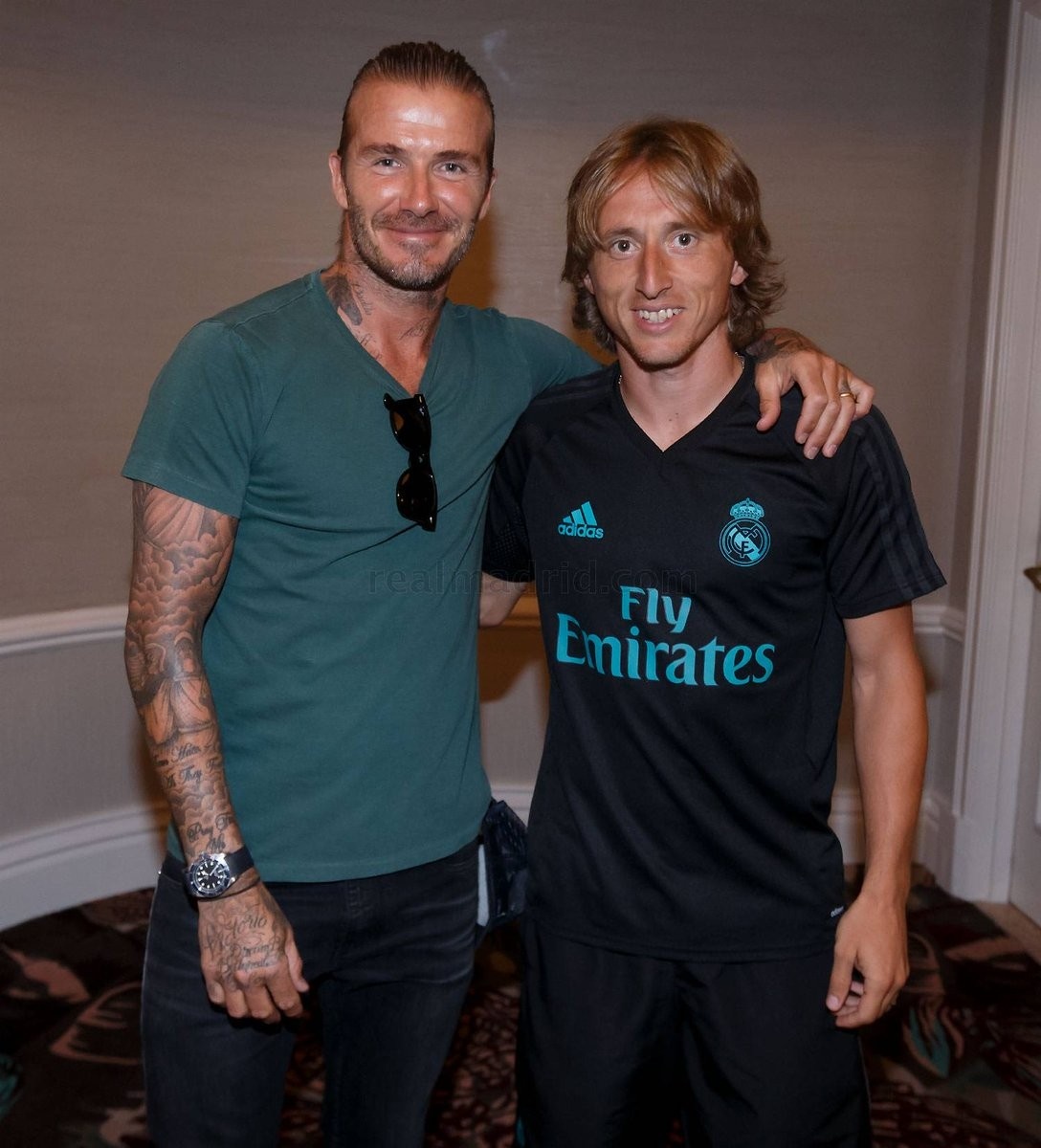 Beckham hội ngộ với Zidane và Raul ảnh 8 Beckham hoi ngo voi Zidane va Raul anh 8
