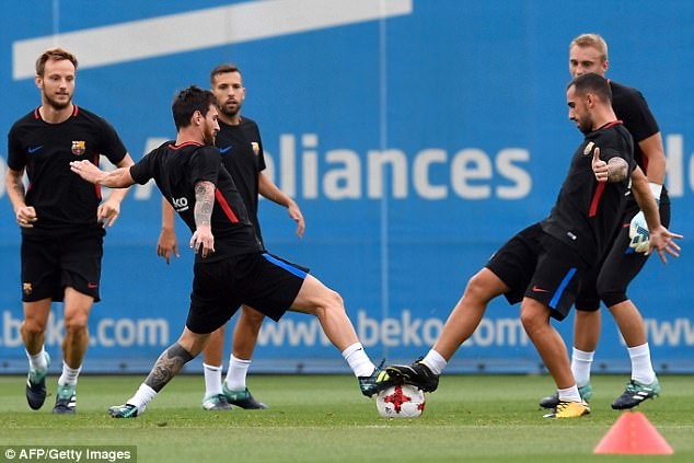 Messi căng thẳng trước lượt về siêu cúp ảnh 3 Messi cang thang truoc luot ve sieu cup anh 3