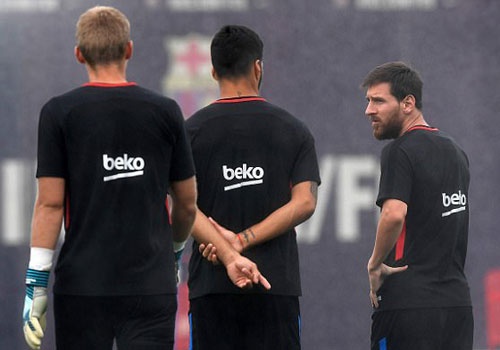 Messi cang thang truoc luot ve sieu cup Tay Ban Nha hinh anh