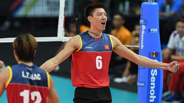 Tran ban ket bong chuyen nam DT Viet Nam vs Thai Lan hinh anh