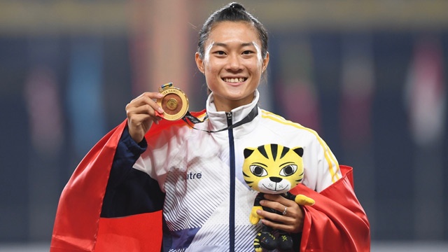 Hon Singapore 1 HCV, doan Viet Nam xep thu 3 chung cuoc SEA Games 29 hinh anh