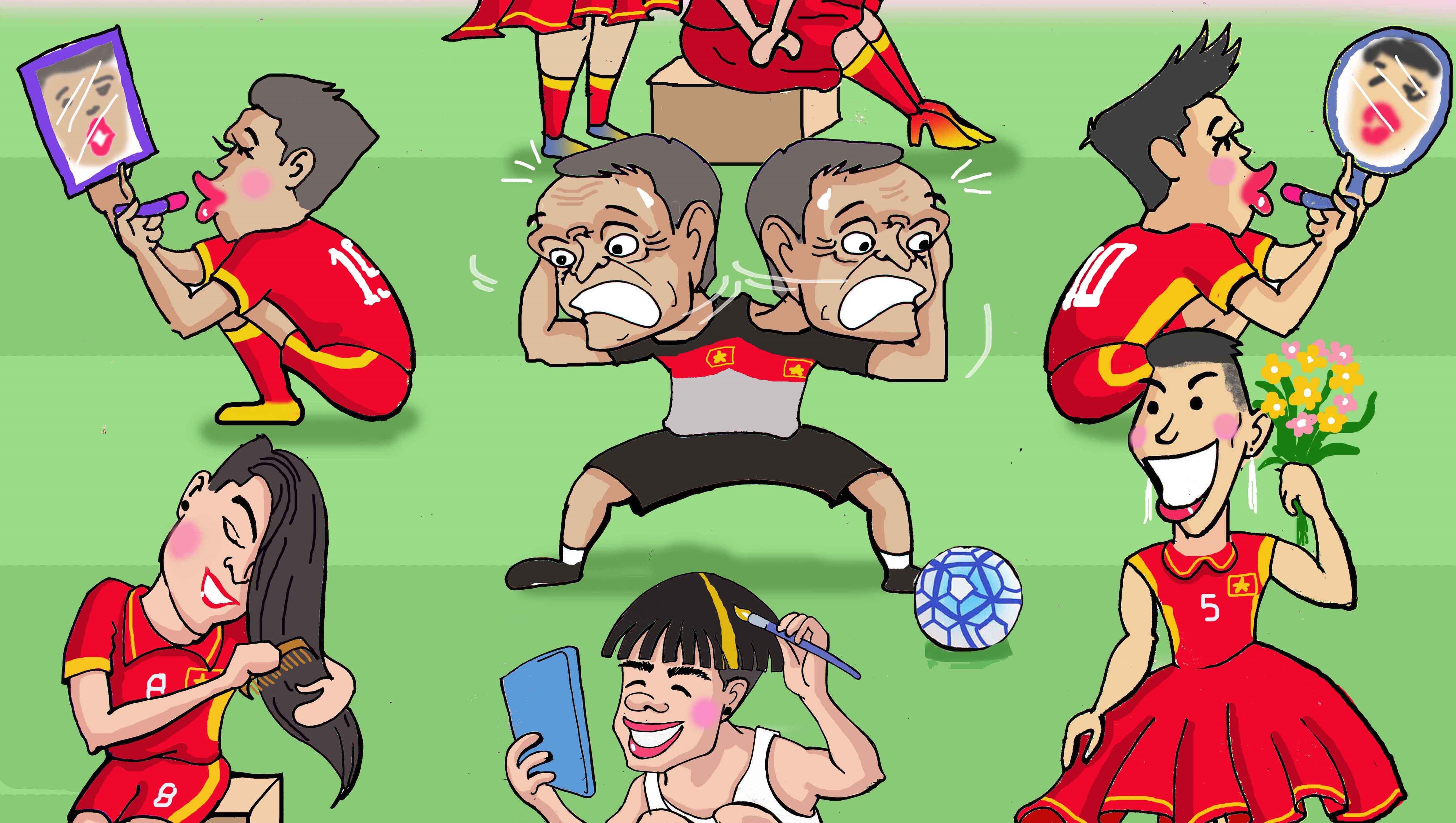 Hi hoa HLV Mai Duc Chung sung sot vi hoc tro 'nu tinh hoa' hinh anh