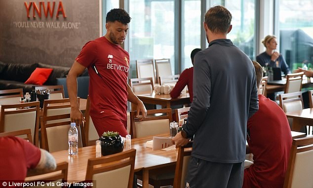 Chamberlain hào hứng tập luyện ở Liverpool ảnh 11 Chamberlain hao hung tap luyen o Liverpool anh 11