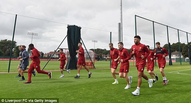 Chamberlain hào hứng tập luyện ở Liverpool ảnh 4 Chamberlain hao hung tap luyen o Liverpool anh 4