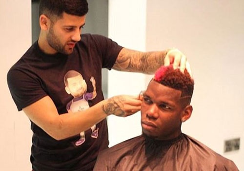 Paul Pogba khoe kieu toc moi truoc ngay tai xuat hinh anh