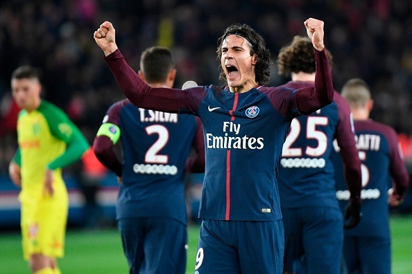 PSG vs Nantes (4-1): Cavani lap cu dup, Neymar bat luc hinh anh