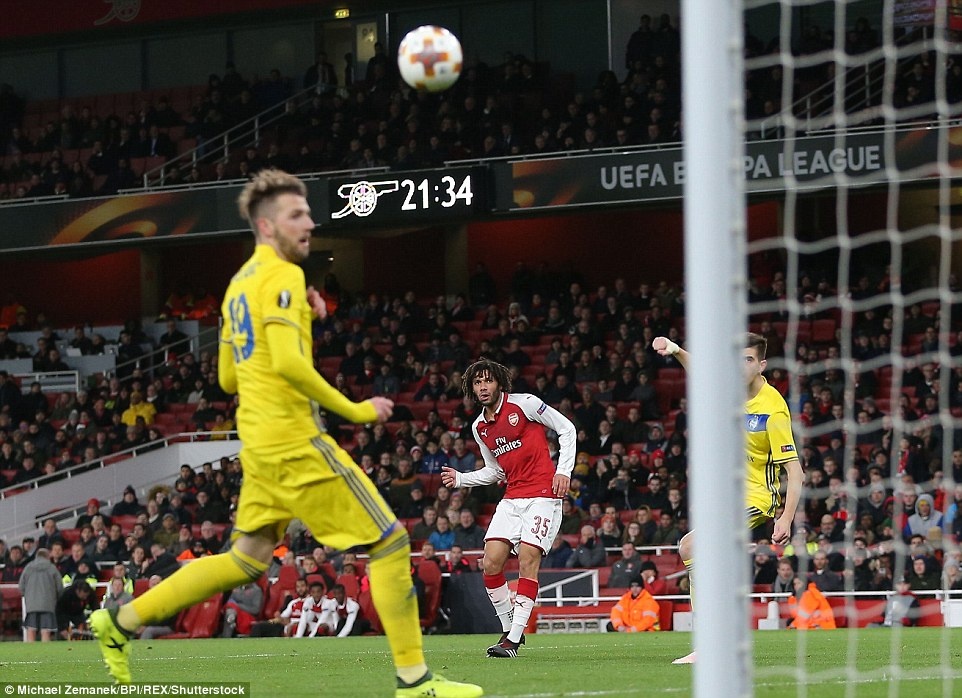 Arsenal thắng BATE Borisov 6-0 ảnh 9 Arsenal thang BATE Borisov 6-0 anh 9