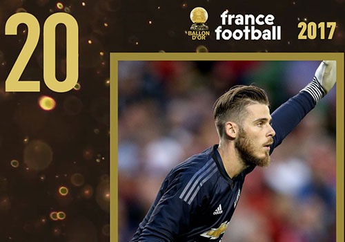 De Gea xep thu 20 trong cuoc bau chon Qua bong vang hinh anh