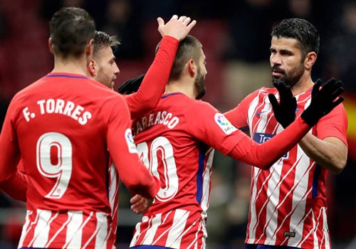 Diego Costa kien tao, Atletico thang 3-0 o cup nha vua Tay Ban Nha hinh anh