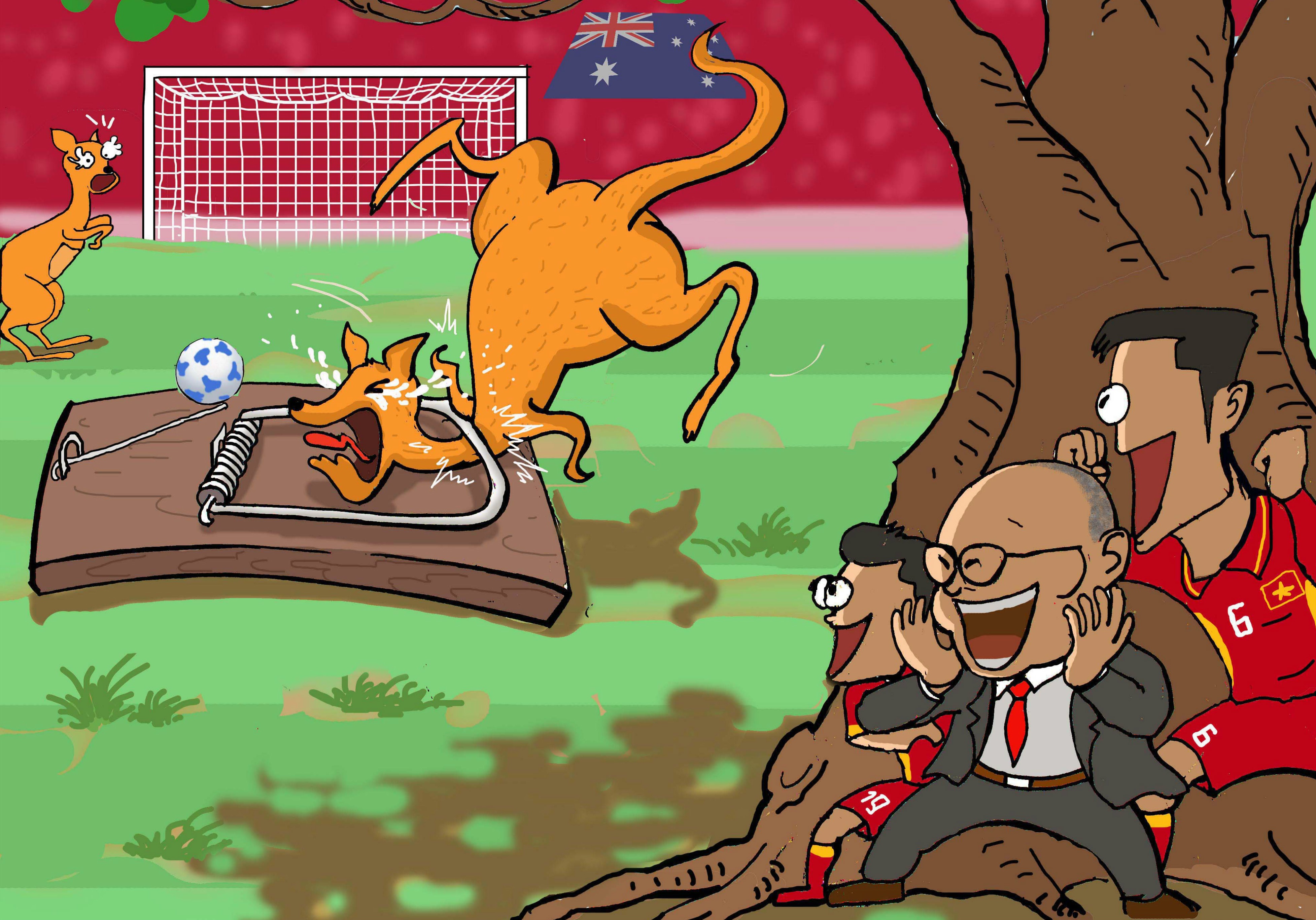 Hi hoa thay tro HLV Park Hang-seo bay chuot tui hinh anh