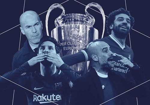 Messi va Ronaldo co the doi dau o tu ket Champions League hinh anh