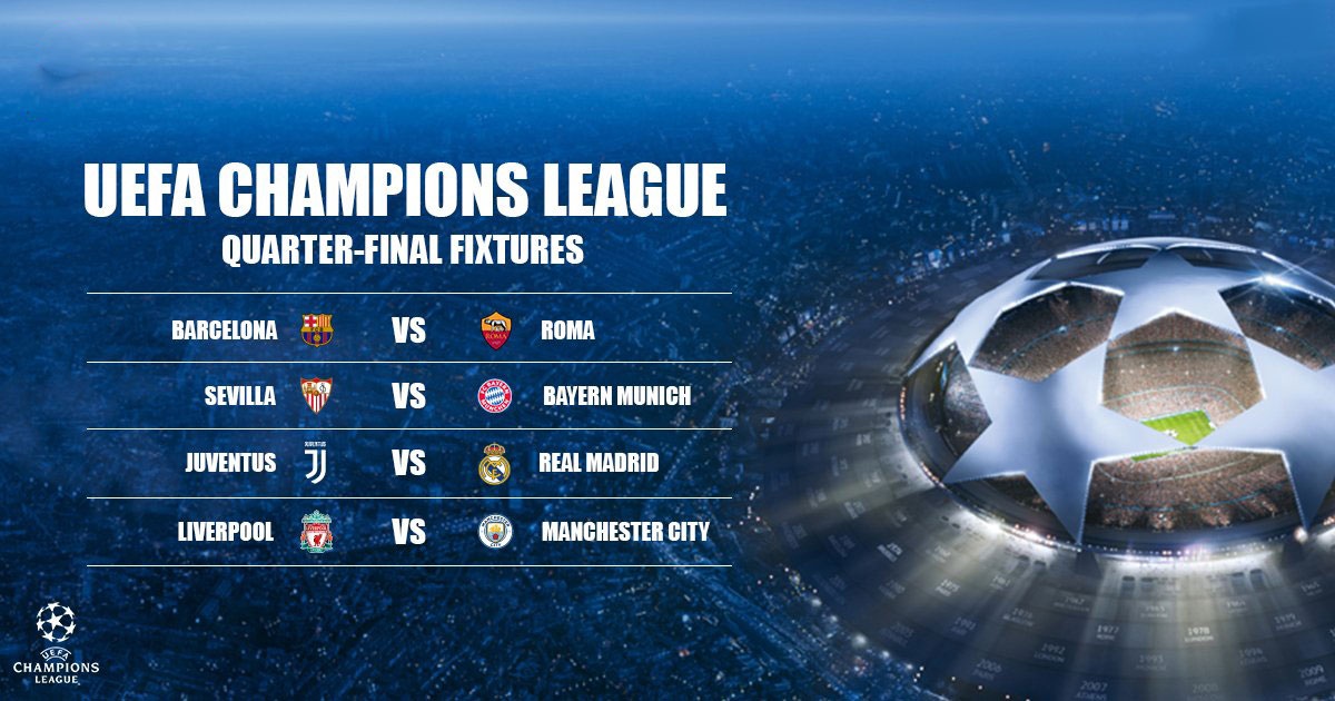 Bốc thăm tứ kết Champions League ảnh 1 Boc tham tu ket Champions League anh 1
