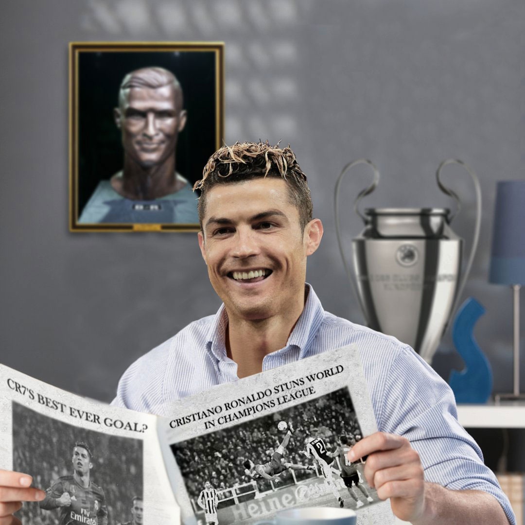 Hí họa pha ngả bàn đèn của Ronaldo ảnh 6 Hi hoa pha nga ban den cua Ronaldo anh 6