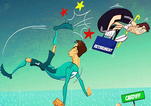 Hi hoa Ronaldo 'nga ban den' khien Buffon giai nghe hinh anh