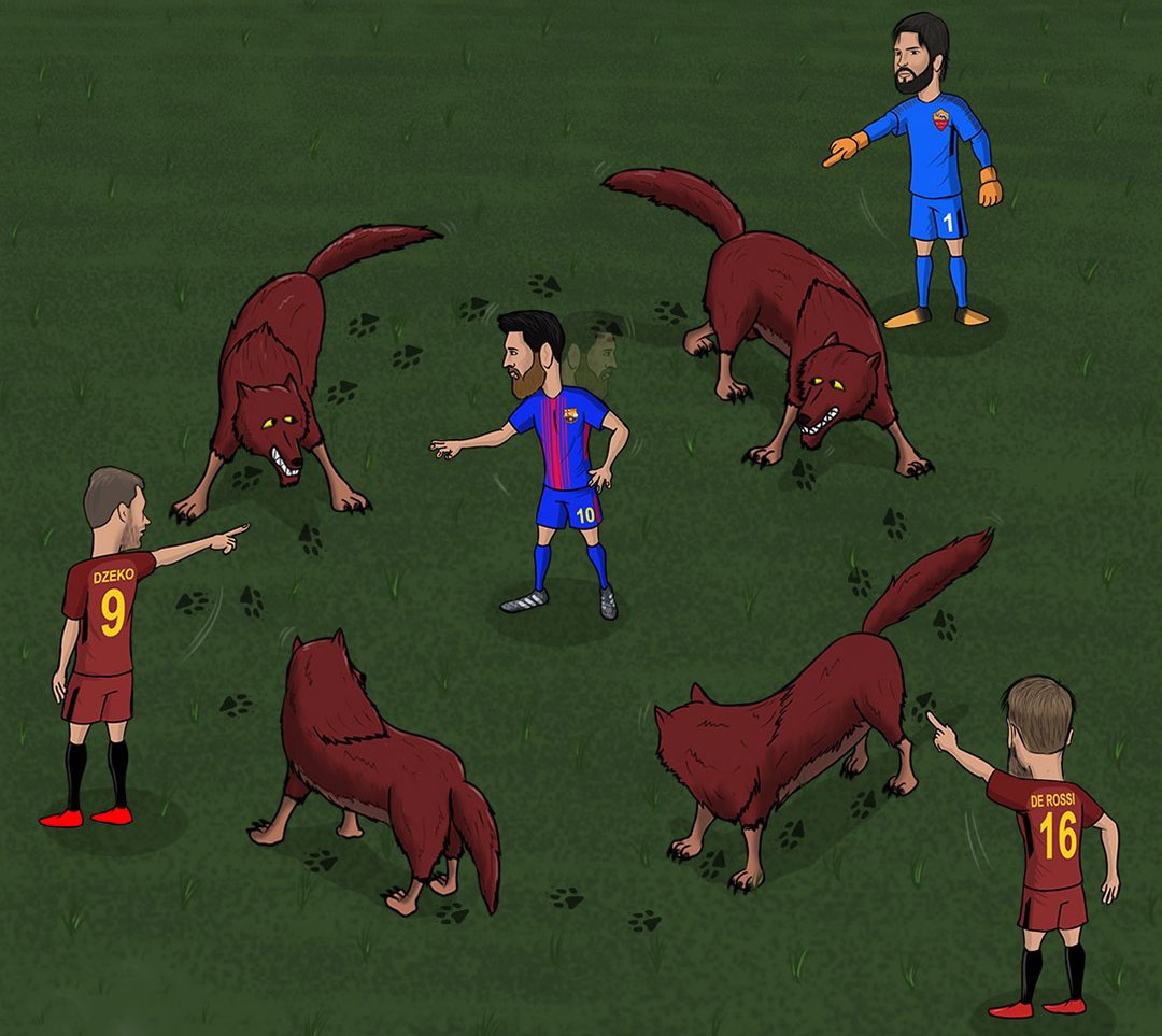 Hi hoa Messi khong the thoat khoi bay soi anh 3