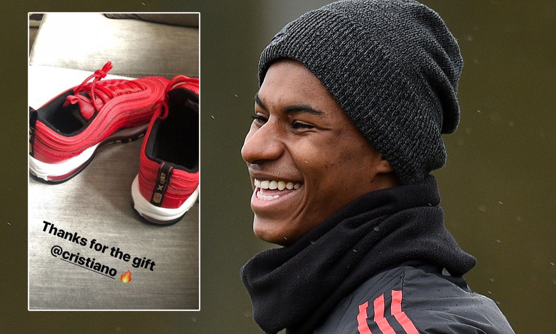 Ronaldo tặng quà cho truyền nhân ở MU ảnh 1 Ronaldo tang qua cho truyen nhan o MU anh 1