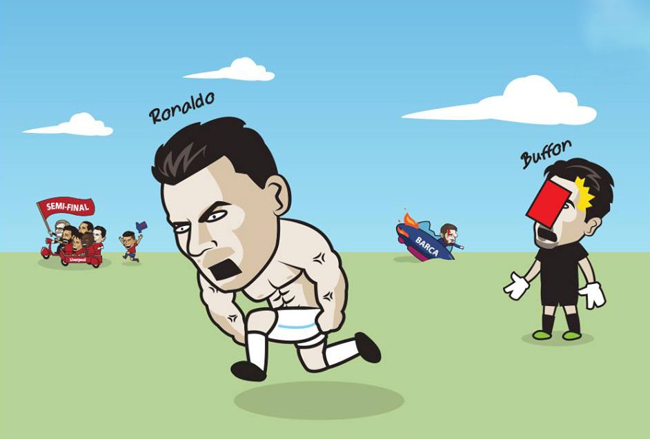 Hi hoa Buffon roi le vi Champions League anh 3