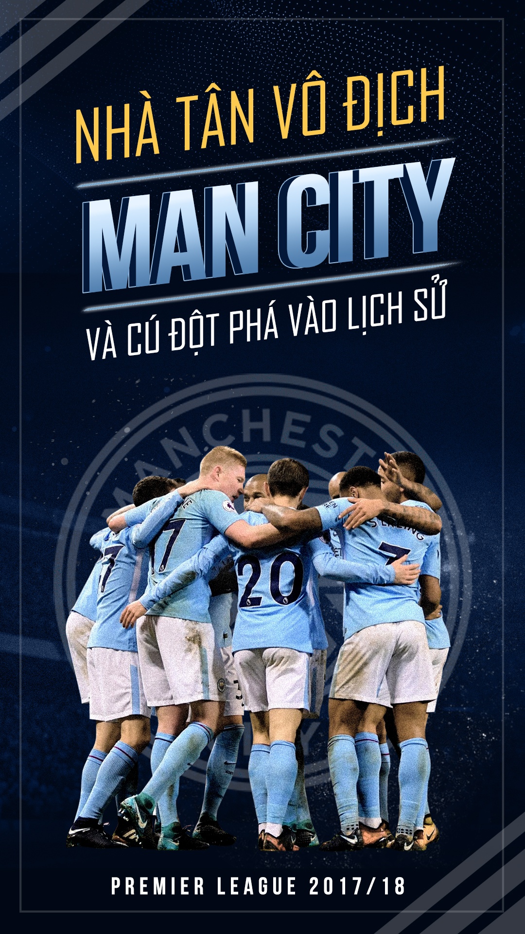 Nha tan vo dich Man City anh 1