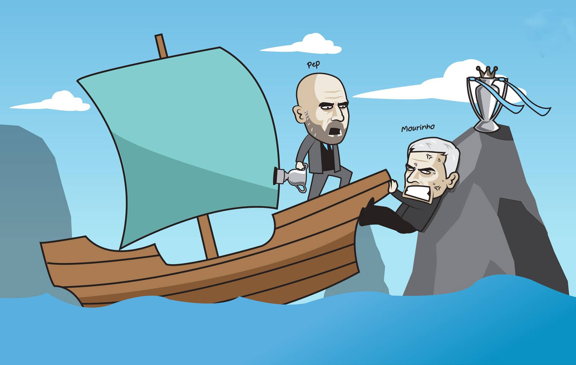 Mourinho do mau cung khong the can Guardiola anh 1