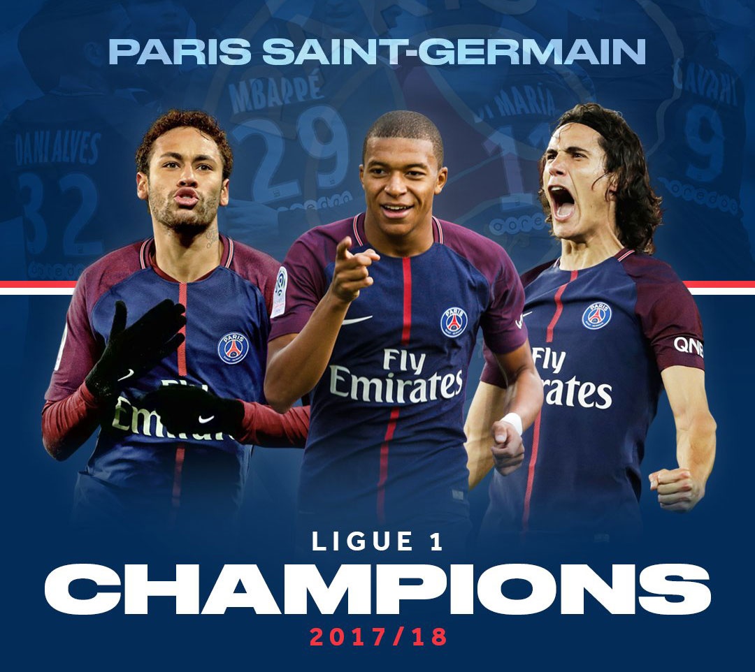 PSG vo dich Ligue 1 truoc 5 vong dau anh 1