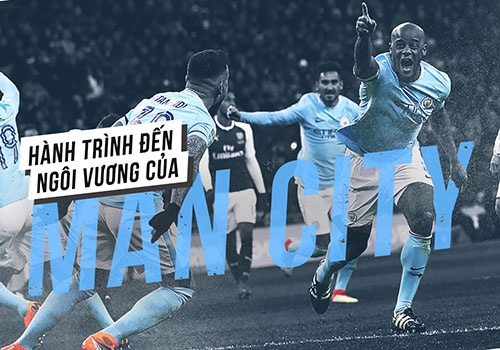 Infographic: Man City san bang ky luc vo dich som nhat cua MU hinh anh