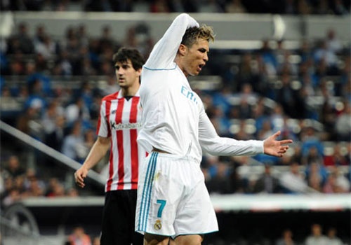 Ronaldo tuc gian, Real thoat thua tren san Bernabeu hinh anh