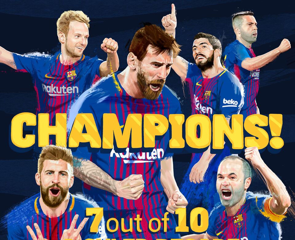 Barca khang dinh vi the vua La Liga anh 1