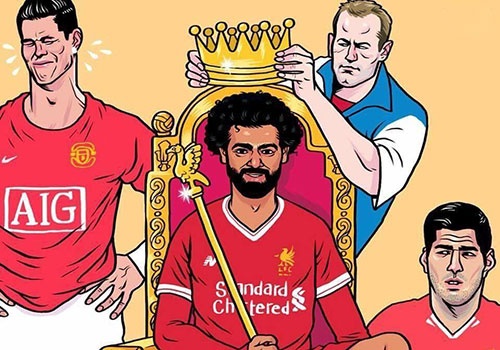 Hi hoa Ronaldo khoc vi Salah lam vua o Premier League hinh anh