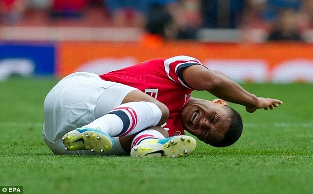 Arsenal mat Chamberlain 6 thang do chan thuong hinh anh