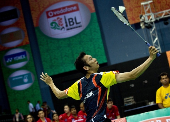 Tien Minh ngoi ngoai o vong 3 Giai cau long An Do hinh anh