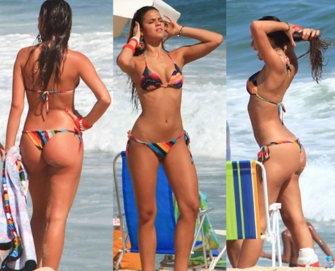 Balotelli nham nhe cuop ban gai cua Neymar hinh anh