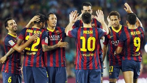 Almeria - Barcelona: Thang lon vi Tata hinh anh