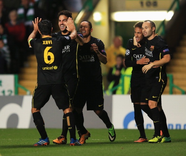 Choi hon nguoi, Barca chat vat danh bai Celtic hinh anh