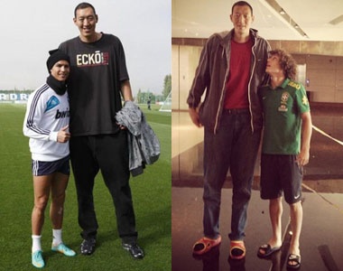 Ronaldo va Luiz 'nho con' ben canh nguoi khong lo bong ro hinh anh