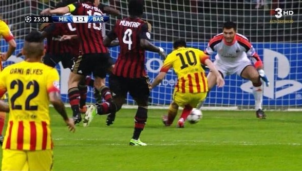 Tuong thuat Milan 1-1 Barcelona: Milan thu hoa thanh cong hinh anh