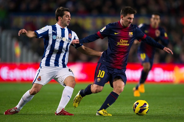 Barca - Espanyol: Hung than Messi len tieng hinh anh