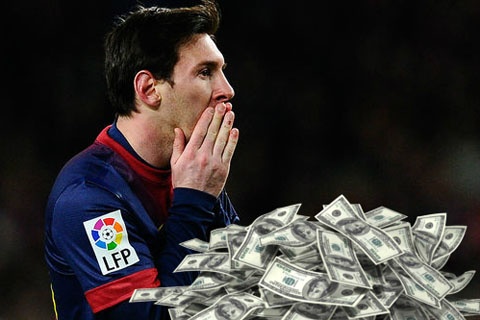 Roi Barca, Messi se linh luong cao gap ruoi Ronaldo hinh anh