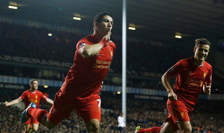 Tottenham 0-5 Liverpool: Show dien cua Suarez hinh anh