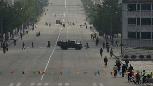 Loi song kho tin cua gioi giau Trieu Tien hinh anh