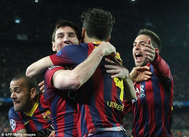 Clip chien thang 2-1 cua Barca truoc Man City hinh anh