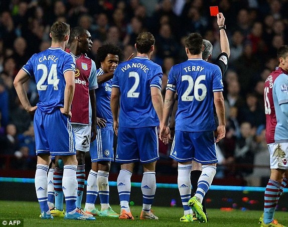 Aston Villa 1-0 Chelsea: The Blues guc nga vi the do hinh anh