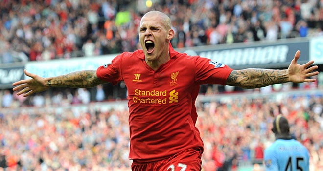 Ban go hoa 2-2 cua Skrtel cho Liverpool hinh anh