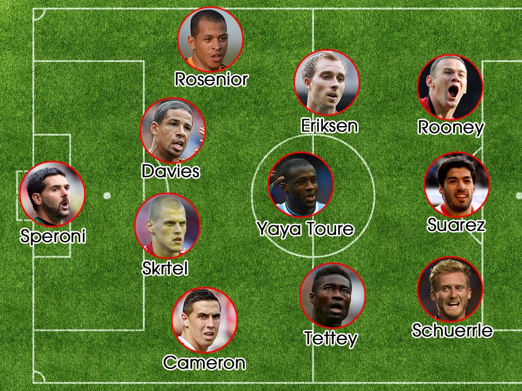 Rooney, Suarez sat canh trong DH tieu bieu vong 31 NH Anh hinh anh