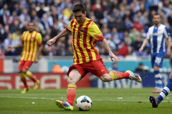 Espanyol 0-1 Barcelona: Messi lap cong tu cham 11m hinh anh