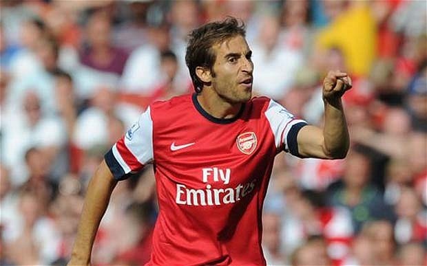 Ban go hoa 1-1 cua Flamini cho Arsenal hinh anh