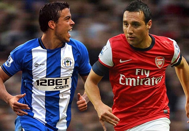 Wigan - Arsenal: Keo Phao vao chung ket hinh anh